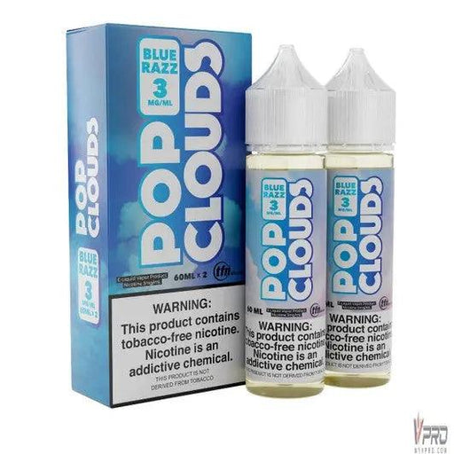 Blue Razz - Pop Clouds Synthetic 120mL Pop Clouds