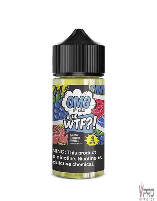 Blue WTF OMG Series Salt Nicotine E-Liquid 100mL By KILO Kilo E-Liquids