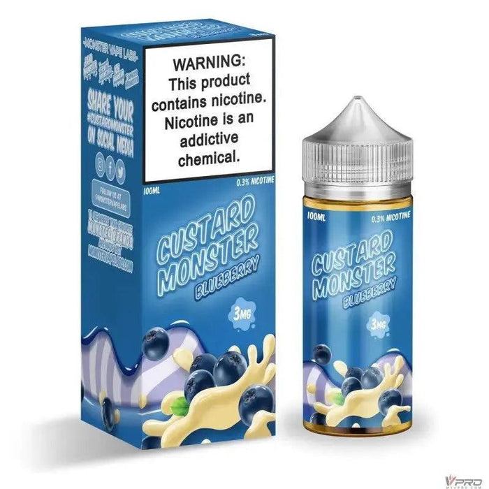 Blueberry - Custard Monster Synthetic 100mL Monster Vape Labs