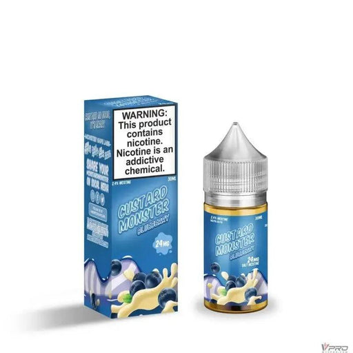 Blueberry - Custard Monster Synthetic Salt 30mL Monster Vape Labs