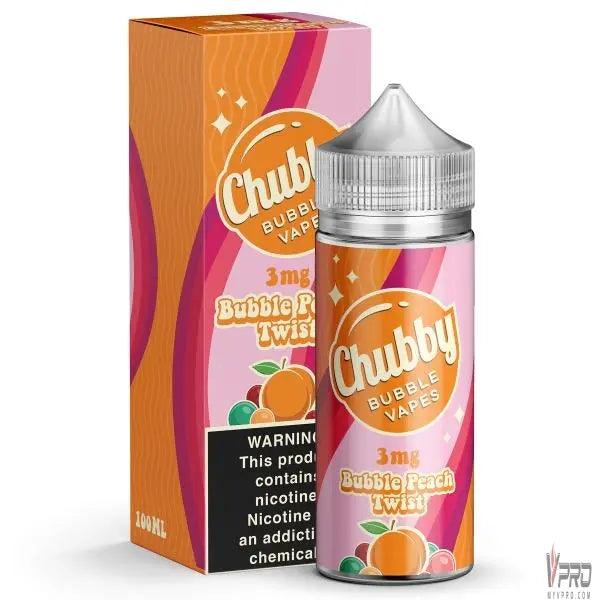 Bubble Peach Twist - Chubby Bubble Vapes - 100mL Chubby Vapes