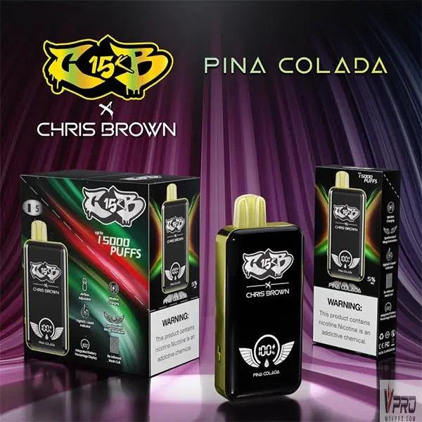 CB15K x Chris Brown Disposable Vape 15000 Puffs 15mL Chris Brown