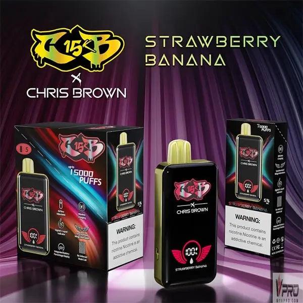 CB15K x Chris Brown Disposable Vape 15000 Puffs 15mL Chris Brown