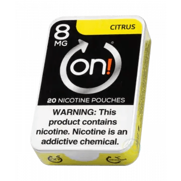 CITRUS - ON! NICOTINE POUCHES ON!