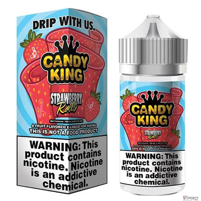 Candy King E-Liquid 100ML (0mg/ 3mg/ 6mg Total 18 Flavors) Candy King E-Juice