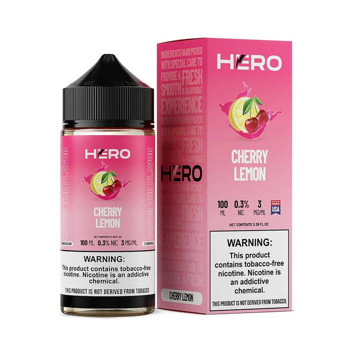 Cherry Lemon - Hero E-liquid 100mL Hero Vape Juice