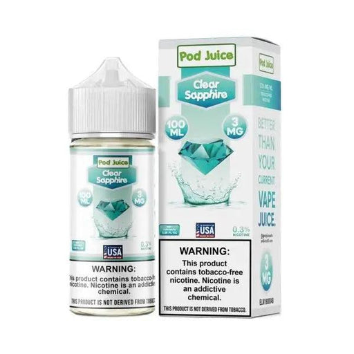 Clear Sapphire - POD Juice Synthetic 100mL Pod Juice