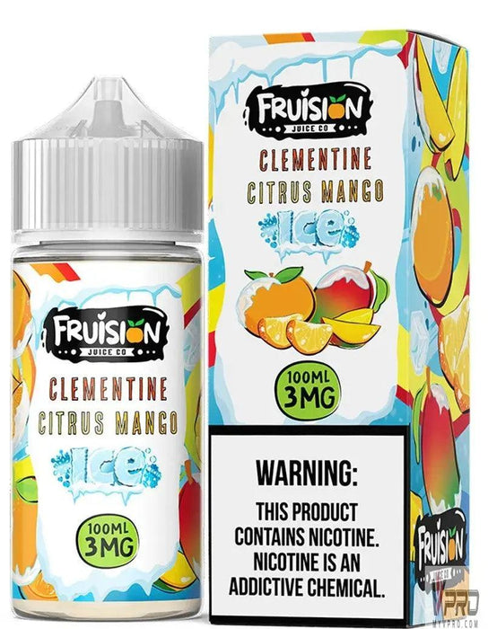 Clementine Citrus Mango Ice - Fruision Juice Co E-Liquid 100mL Fruision