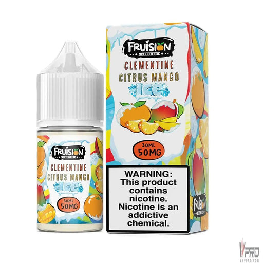 Clementine Citrus Mango Ice - Fruision Juice Co Nic Salt 30mL Fruision