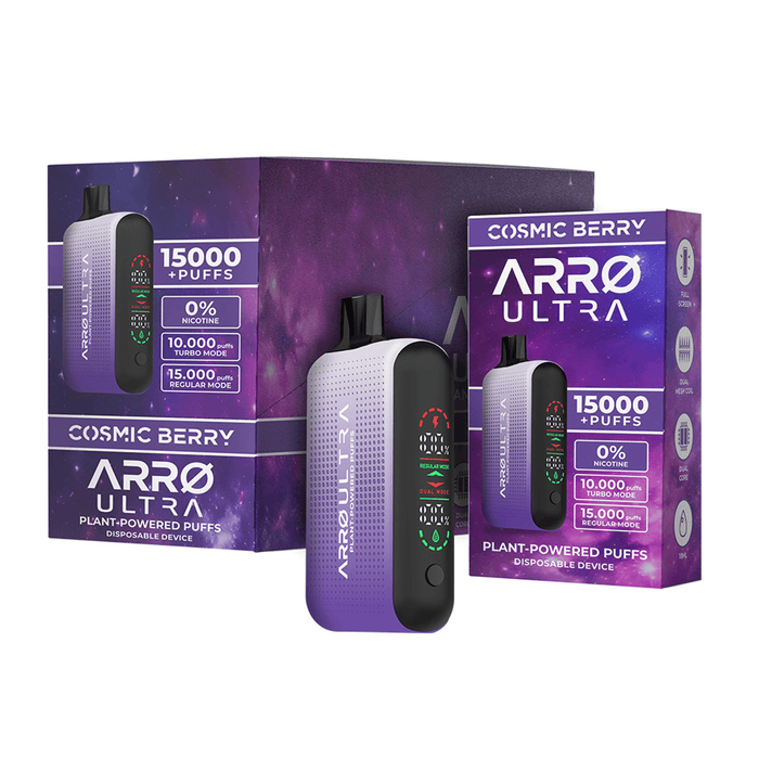 Arro Ultra 15K Plant-Powered 0% Nicotine Disposable - MyVpro