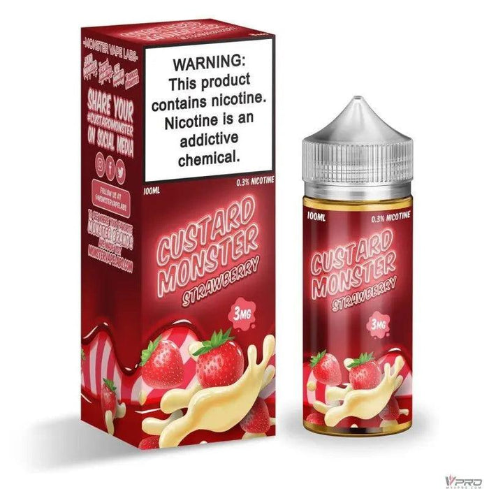 Custard Monster Synthetic Nicotine E-Liquid - 100ML (Totally 8 Flavors) Monster Vape Labs