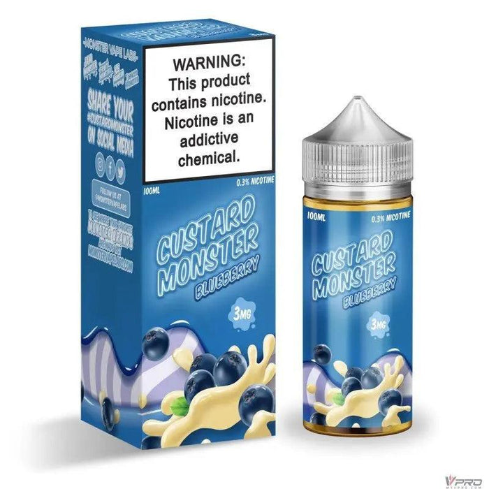 Custard Monster Synthetic Nicotine E-Liquid - 100ML (Totally 8 Flavors) Monster Vape Labs