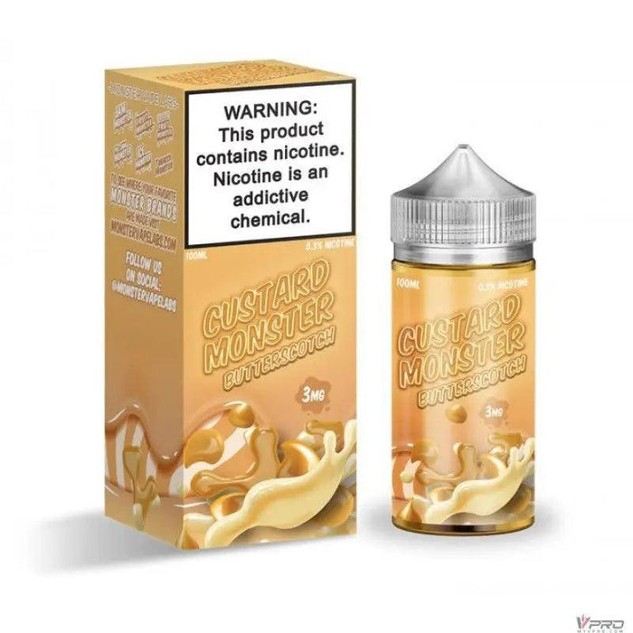 Custard Monster Synthetic Nicotine E-Liquid - 100ML (Totally 8 Flavors) Monster Vape Labs