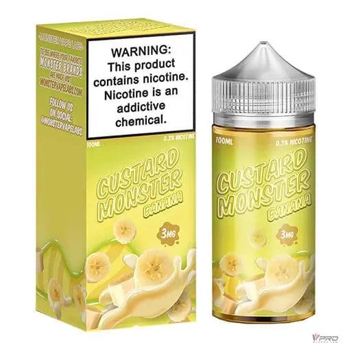 Custard Monster Synthetic Nicotine E-Liquid - 100ML (Totally 8 Flavors) Monster Vape Labs