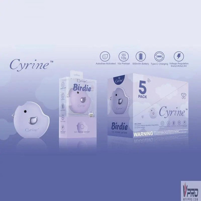 Cyrine Birdie 510 Vape Battery Cyrine