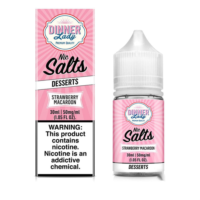 Strawberry Macaroon - Dinner Lady Salt 30mL