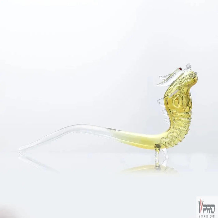 Dragon Platinum Glass Sherlock Hand Pipe Dragon Glass