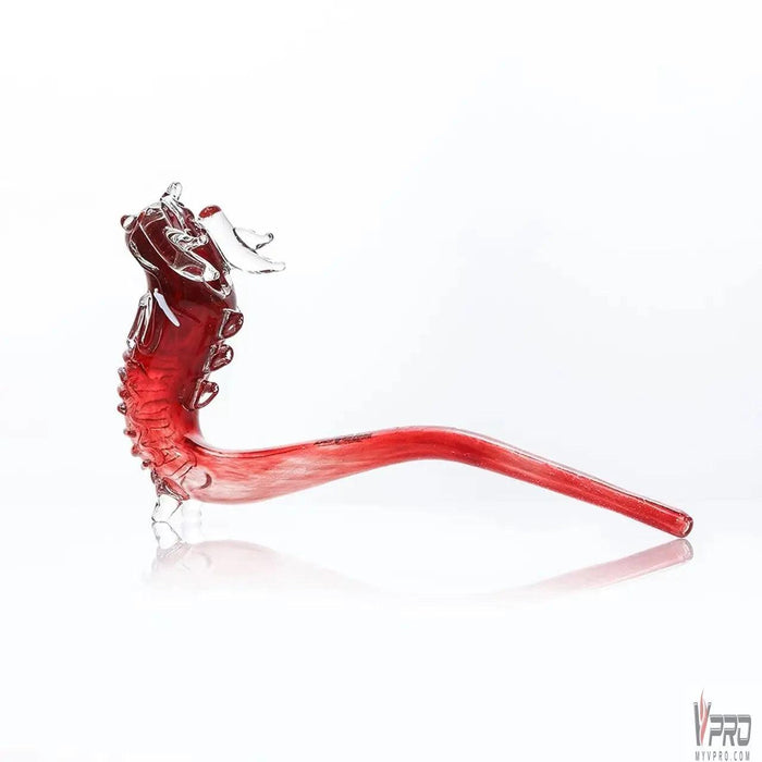 Dragon Platinum Glass Sherlock Hand Pipe Dragon Glass