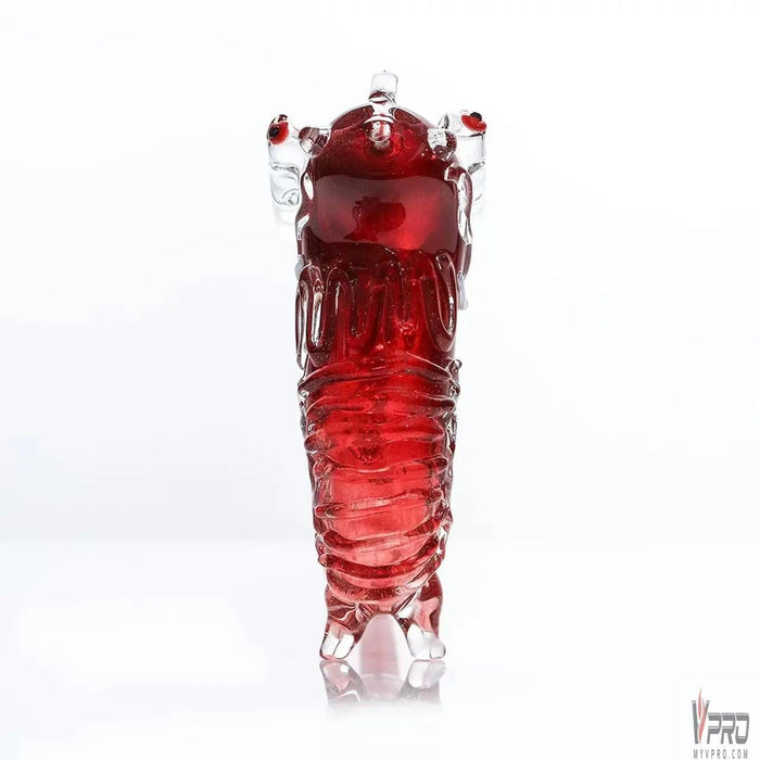 Dragon Platinum Glass Sherlock Hand Pipe Dragon Glass