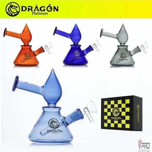 Dragon Platinum Inclined Neck Water Pipe - MyVpro