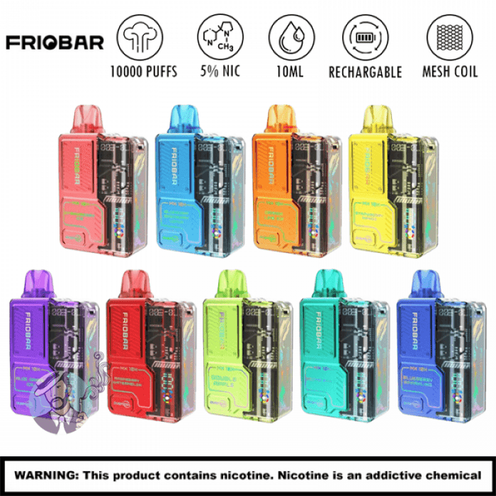 Friobar MX 10000 Puffs Disposable - MyVpro