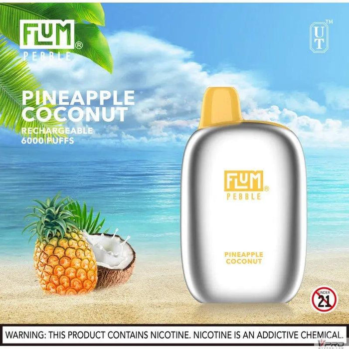 Flum Pebble 6000 Puff 5% Nicotine Disposable FLUM