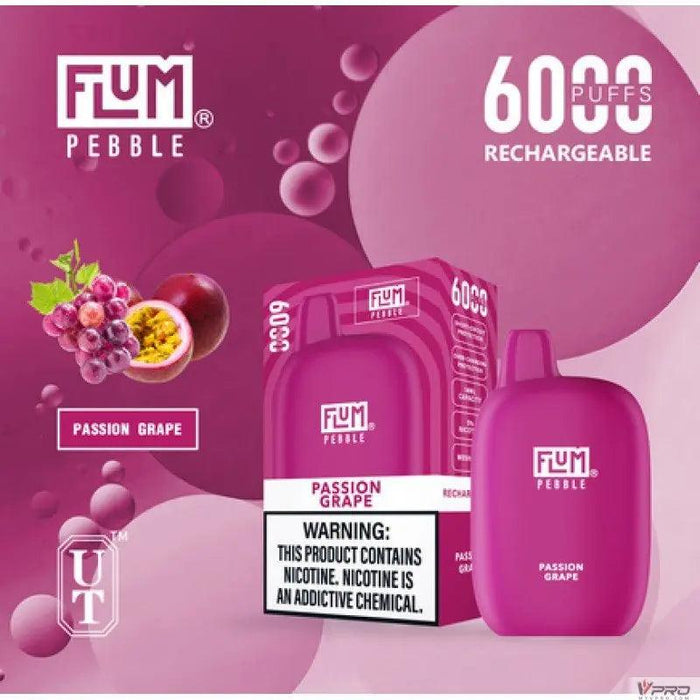 Flum Pebble 6000 Puff 5% Nicotine Disposable FLUM