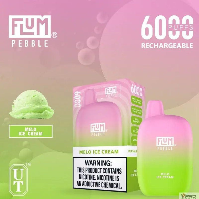 Flum Pebble 6000 Puff 5% Nicotine Disposable FLUM