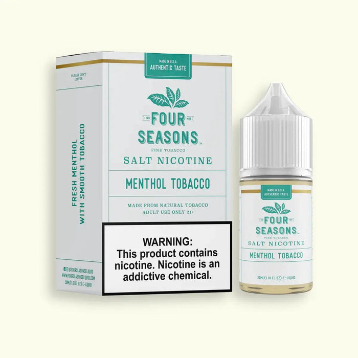 Four Seasons Fine Tobacco Salt Nic 30mL Four Seasons