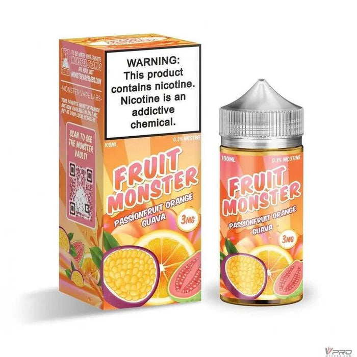 Fruit Monster Synthetic Nicotine E-Liquid 100ML  (Totally 8 Flavors) Monster Vape Labs