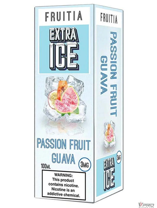 Fruitia Extra Ice E-Liquid 100ML (3mg/ 6mg Total 7 Flavors) Fresh Farms