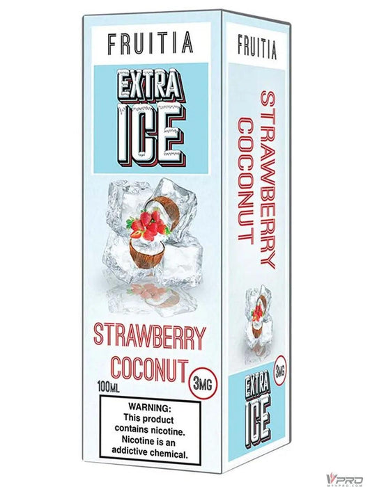 Fruitia Extra Ice E-Liquid 100ML (3mg/ 6mg Total 7 Flavors) Fresh Farms