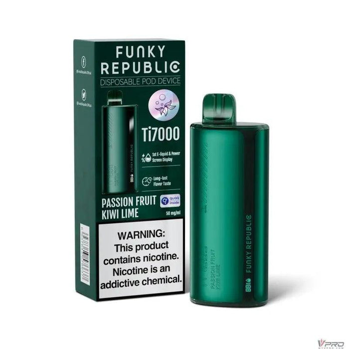 Funky Republic Ti7000 5% Nicotine Disposable Funky Republic