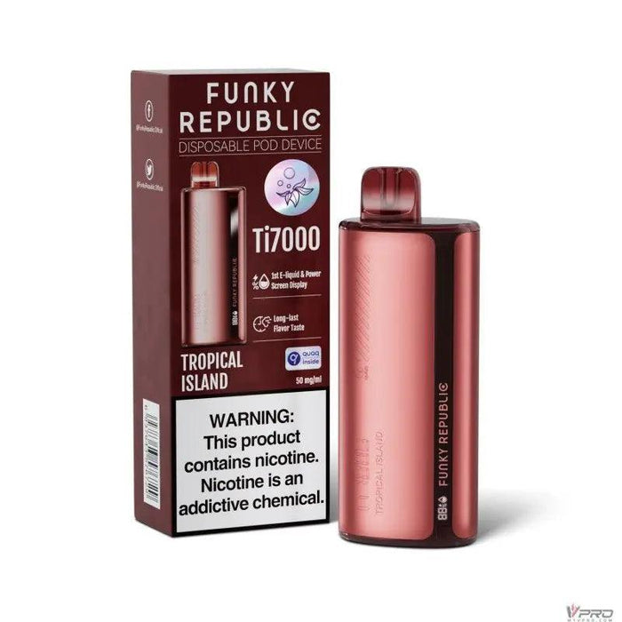 Funky Republic Ti7000 5% Nicotine Disposable Funky Republic