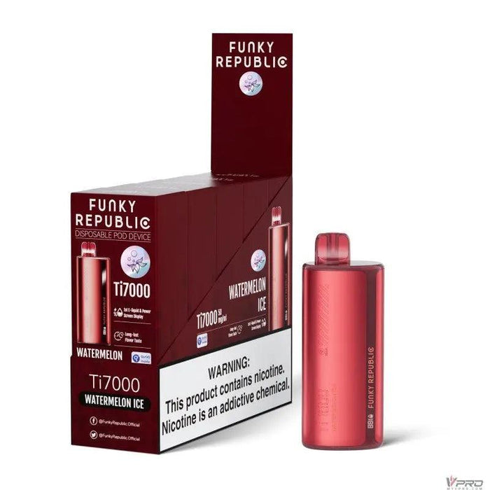 Funky Republic Ti7000 5% Nicotine Disposable Funky Republic