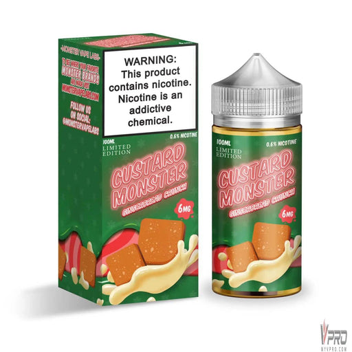 Gingerbread Crunch - Custard Monster Salt 30mL Monster Vape Labs