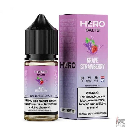 Grape Strawberry - Hero Salts Syn Nic 30mL Hero Vape Juice