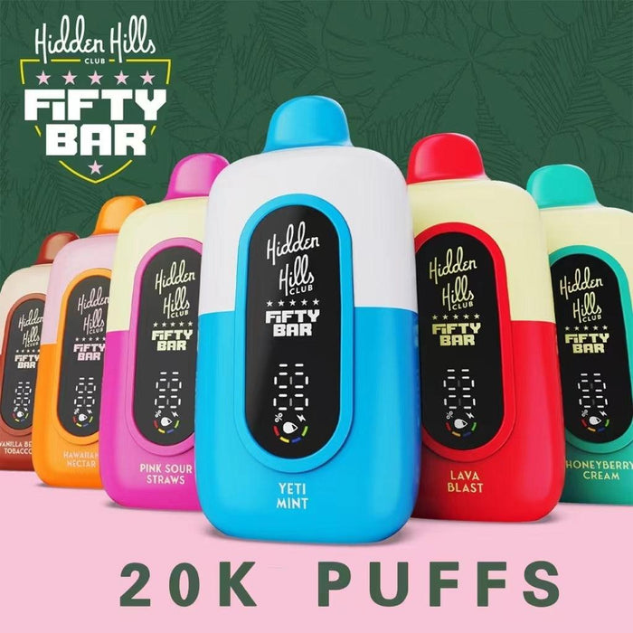 Hidden Hills Club x Fifty Bar 20K Puffs Disposable - MyVpro