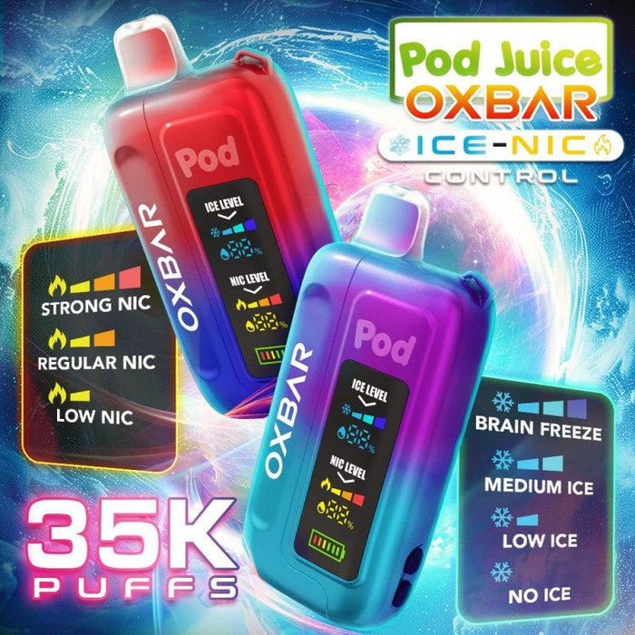 Pod Juice x OXBAR Ice-Nic control 5% disposable