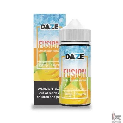 ICED Banana Cantaloupe Honeydew - 7 Daze Fusion Synthetic 100mL 7Daze E-Liquid