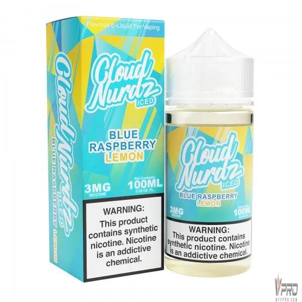 ICED Blue Raspberry Lemon - Cloud Nurdz Synthetic 100mL Cloud Nurdz E-Liquid