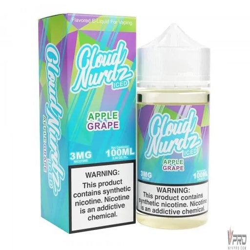 ICED Grape Apple - Cloud Nurdz Synthetic 100mL Cloud Nurdz E-Liquid