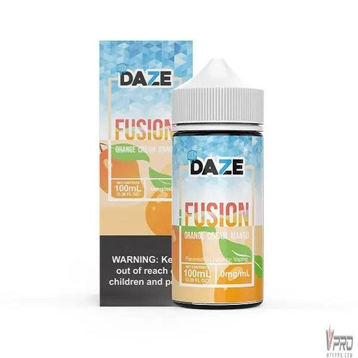 ICED Orange Cream Mango - 7 Daze Fusion Synthetic 100mL 7Daze E-Liquid