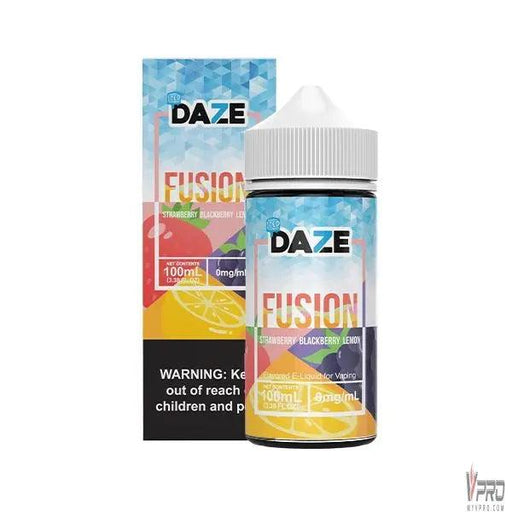 ICED Strawberry Blackberry Lemon - 7 Daze Fusion Synthetic 100mL 7Daze E-Liquid