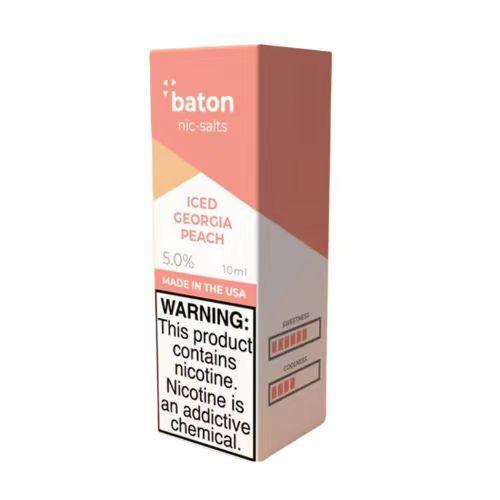 Iced Georgia Peach - Baton Salt - 10mL - MyVpro