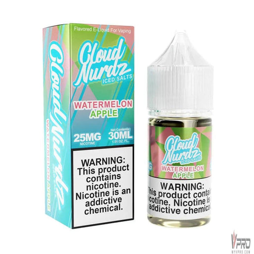 Iced Watermelon Apple - Cloud Nurdz Salts 30mL Cloud Nurdz E-Liquid