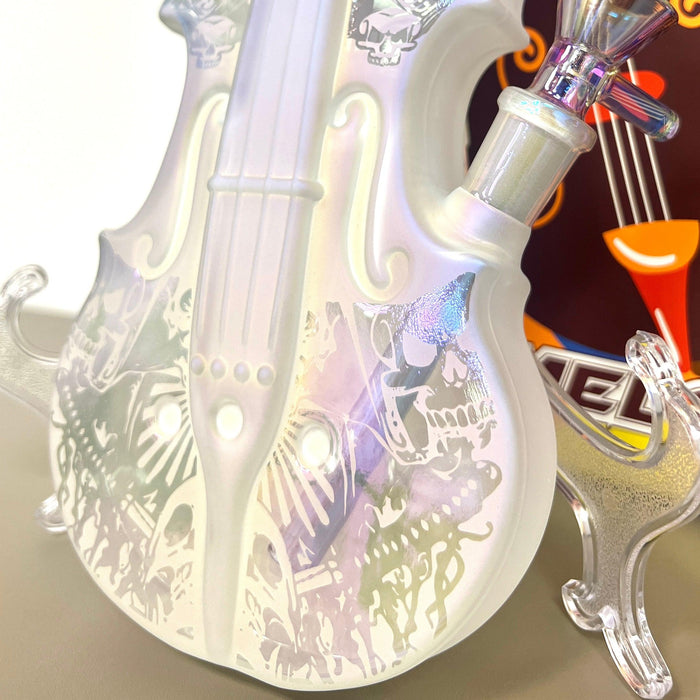 Gliizy Melody Glass Violin Shape Water Pipe