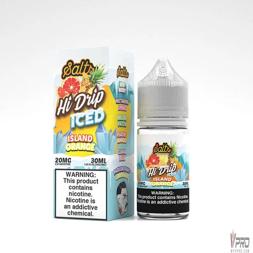 Island Orange Iced - Hi-Drip Salts 30mL Hi Drip E-Liquids