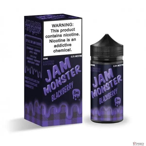 Jam Monster Synthetic Nicotine E-Liquid 100ML (0mg/ 3mg /6mg Totally 11 Flavors) Monster Vape Labs