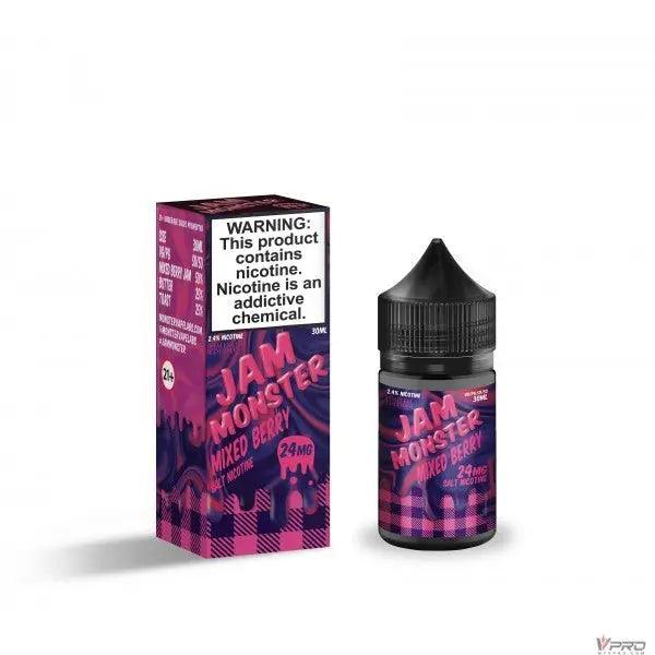 Jam Monster Synthetic Nicotine Salt E-Liquid 30ML (24mg/ 48mg Totally 7 Flavors) Monster Vape Labs